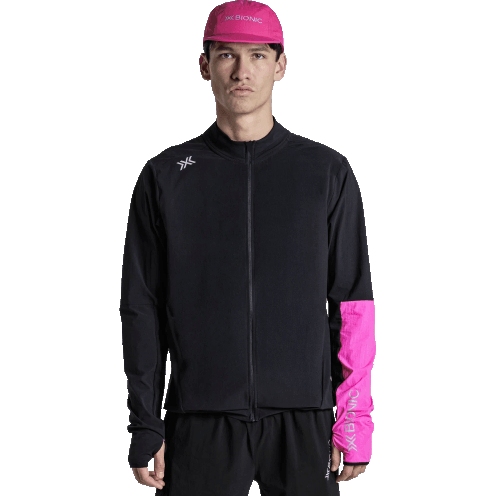 Produktbild von X-Bionic Corefusion Laufjacke Herren - x black/fluo pink