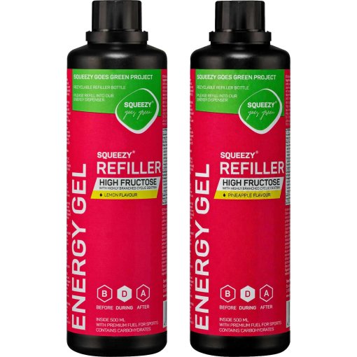 Slika izdelka Squeezy Energy Gel High Fructose - Gel z ogljikovodiki – 500ml Refiller