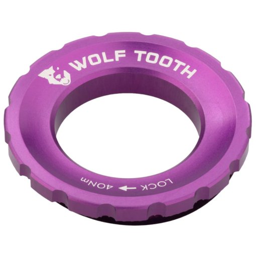 Foto van Wolf Tooth Centerlock Borgring - Externe spline - ultraviolet paars
