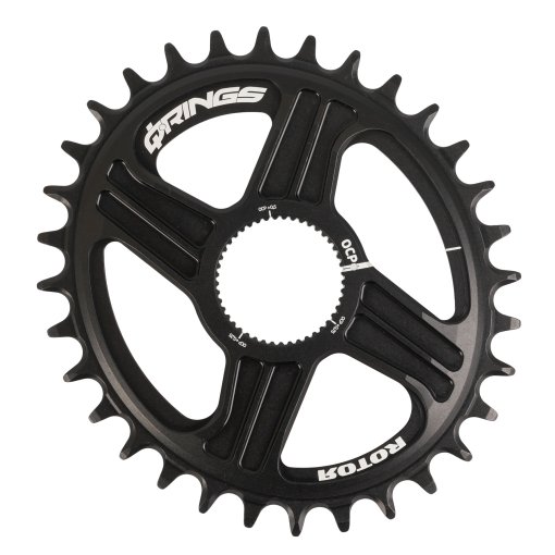 Rotor NoQ Round Ring Direct Mount Chainring - Universal Tooth | 12