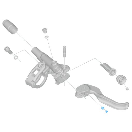 Levier De Frein Droit SHIMANO BL-M8100 – Pièce De Rechange D’origine, Pour XT