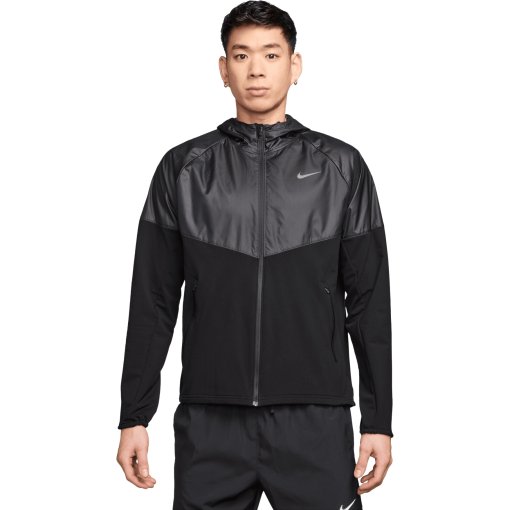 Foto de Nike Chaqueta de correr Hombre - Miler Repel Winterized - black/anthracite/reflective silver HV2669-010