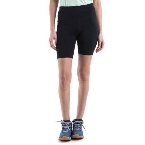 Foto de Icebreaker Malla Corta Mujer - Merino 260 Fastray II 8&quot; High Rise - Negro