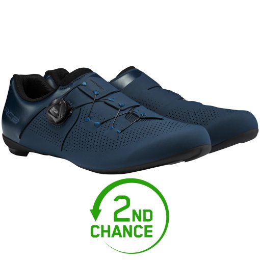 Image of Shimano SH-RC302 Road Shoes Men - Wide - Navy - 2nd Choice
