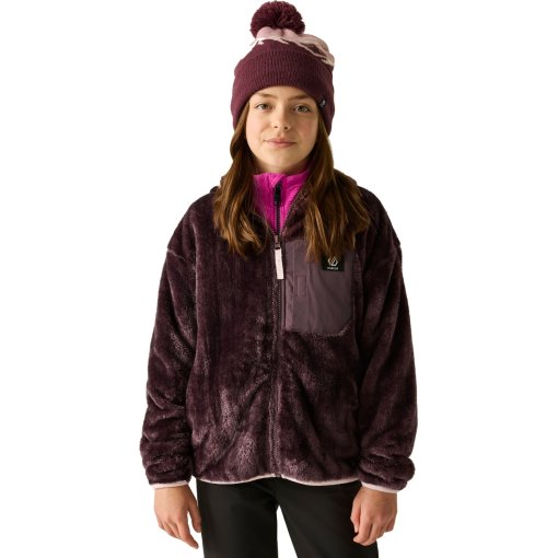 Photo produit de Dare 2b Powder Veste polaire pour enfants - ZGL Huckleberry/Pink Haze