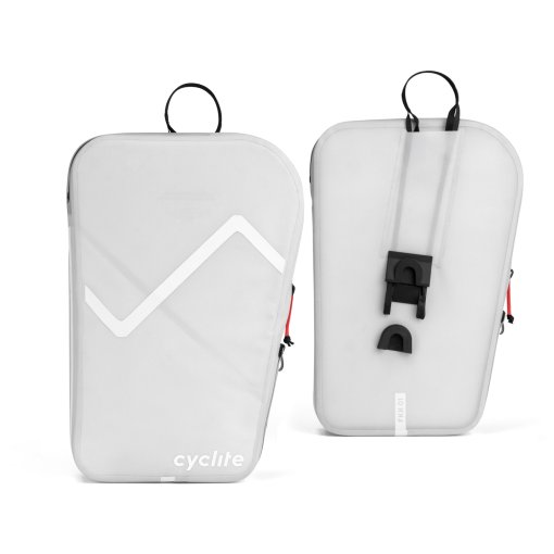 Photo produit de Cyclite Sac à Fourche Set - Fork Bag / 01 - 2 x 3,1L - Light Grey