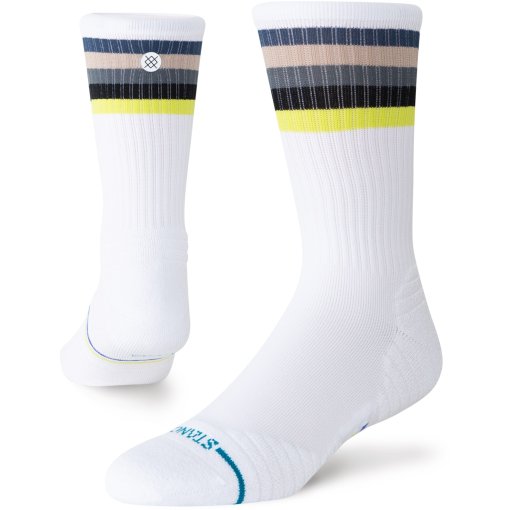 Produktbild von Stance Line Up Mid Ribbed Crew Socken Unisex - white