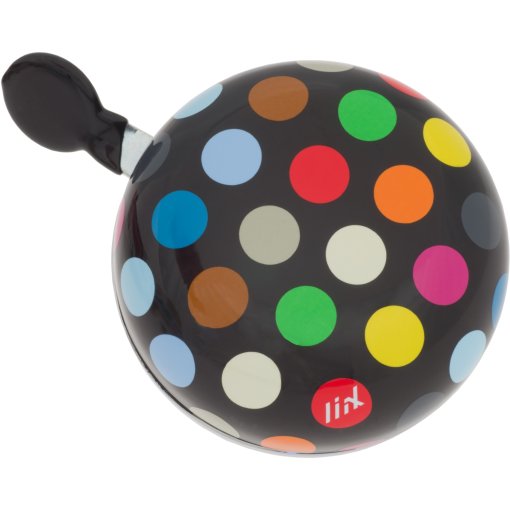 Productfoto van Liix Ding Dong Bell fietsbel - Polka Dots Big Mix Black