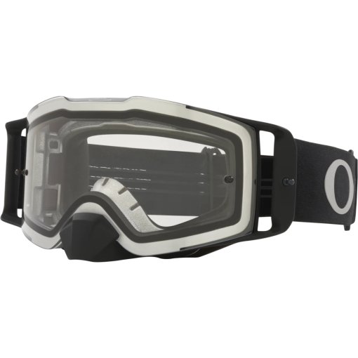 Immagine prodotto da Oakley Occhialini - Front Line MX - Tuff Blocks Black Gunmetal/Clear - OO7087-60
