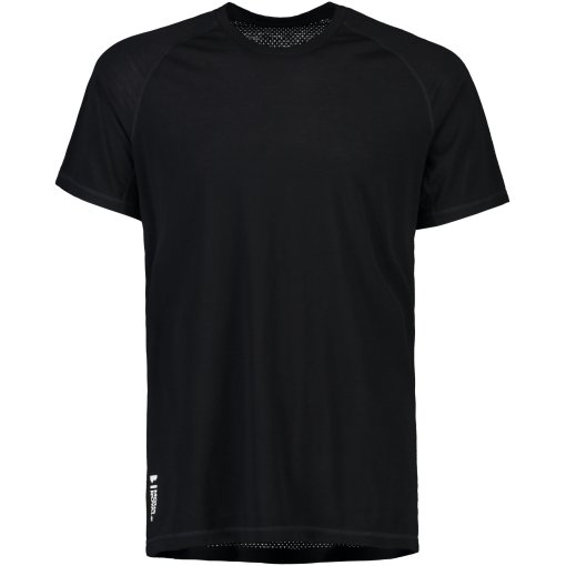 Foto de Mons Royale Camiseta Hombre - Temple Merino - negro 1165