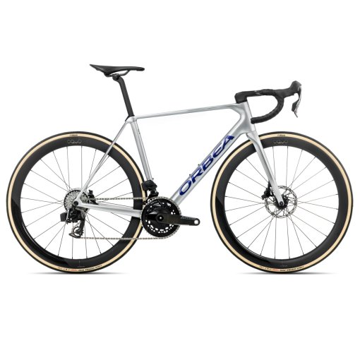Produktbild von Orbea ORCA M21eLTD PWR - Force AXS - Carbon Rennrad - 2026 - Spark Silver - Titain Grey (gloss)