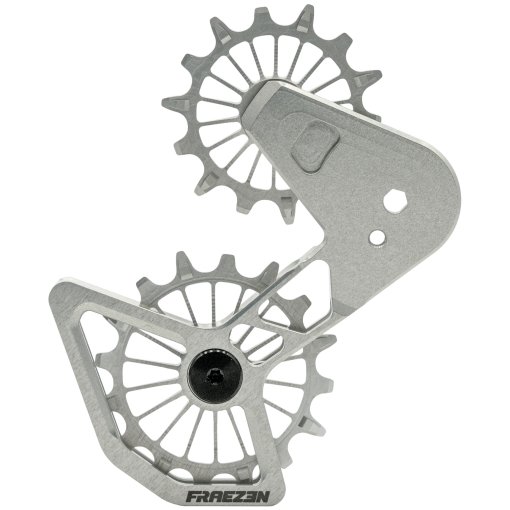 Image de Fraezen Cage de Dérailleur Arrière - KAEFIG DH - SRAM Eagle Transmission - argent/argent