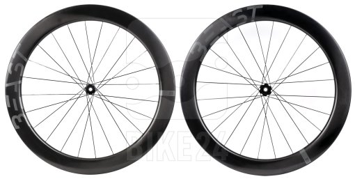 Immagine prodotto da Beast Components | DT Swiss - Set di Ruote - RX60 | 180 - 28&quot; | Carbon | Clincher | Centerlock - 12x100mm | 12x142mm - XDR | UD black