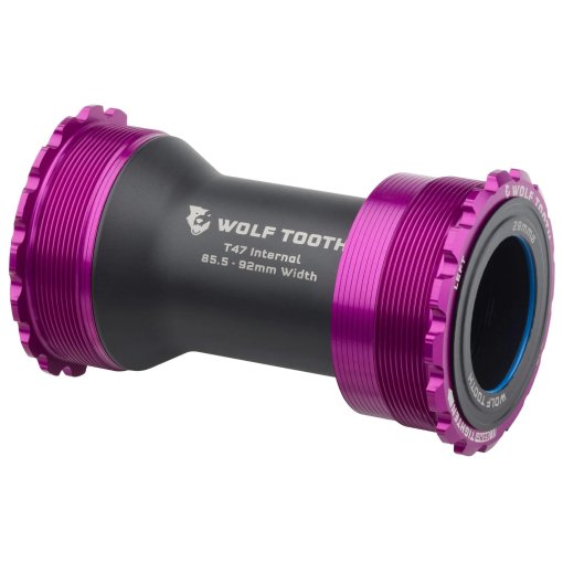 Foto de Wolf Tooth Pedalier - Internal | T47-85.5/92-29 - ultraviolet purple