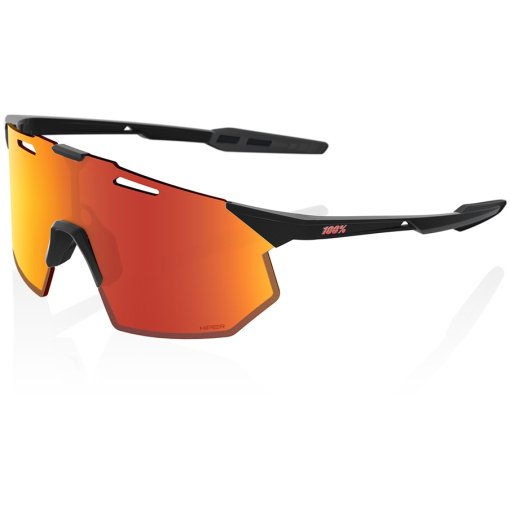 Foto de 100% Gafas - Hypercraft SQ - Soft Tact Black - HiPER Red Multilayer Mirror | Clear