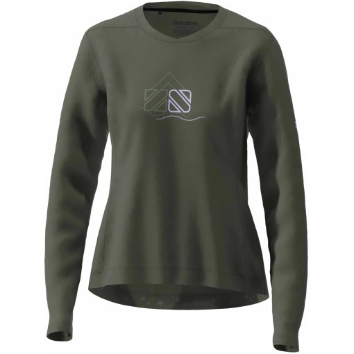 Foto de Zimtstern Maillot MTB de Manga Larga Mujer - EcoFlowz - Forest Night