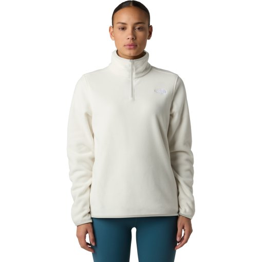 Foto de The North Face Jersey Polar Mujer - Glacier Fleece 1/4 Zip - White Dune