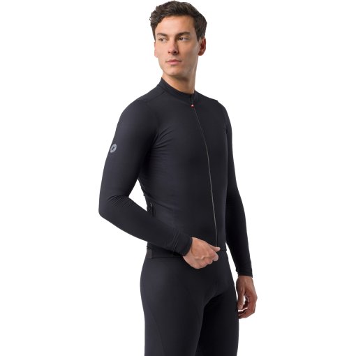 Produktbild von Castelli Thermowoven Langarmtrikot Herren - black 010