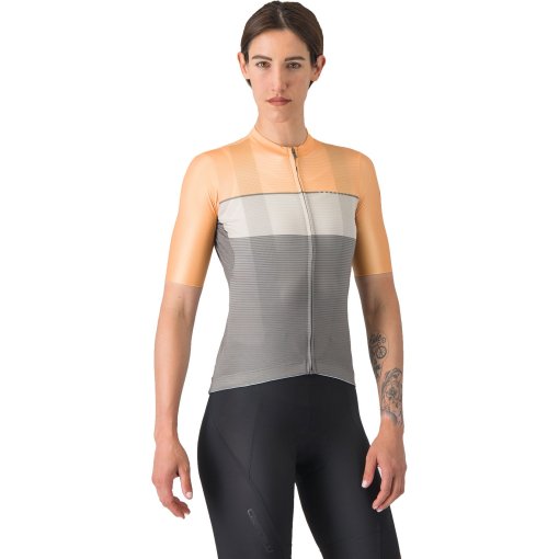 Produktbild von Castelli Elegante Kurzarmtrikot Damen - gunmetal grey/silver moon-soft 125