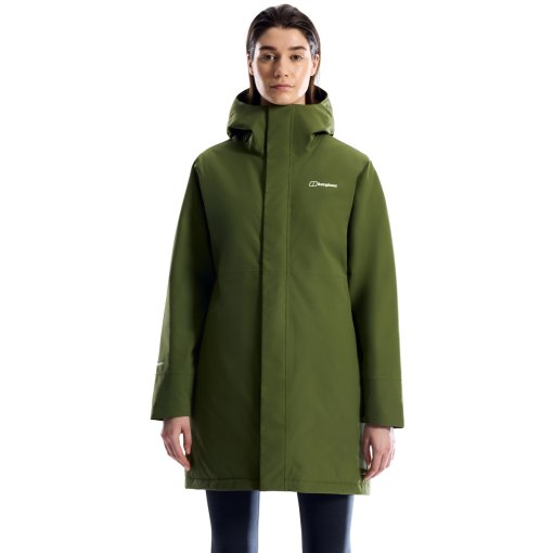 Photo produit de Berghaus Hinderwick Veste longue imperméable pour femme - Cheviot Green