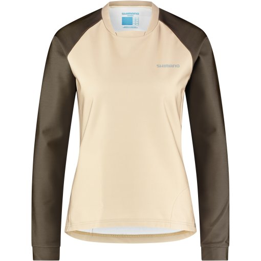 Foto de Shimano Maillot MTB de Manga larga Mujer - Saiko Warm - feather beige