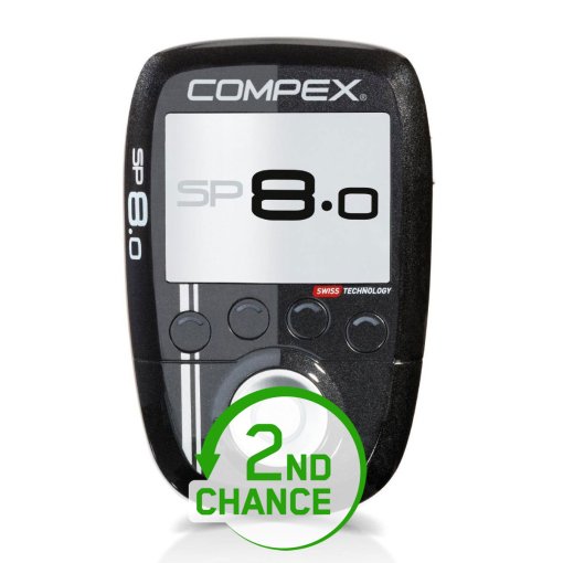Productfoto van Compex SP 8.0 Draadloze Elektrische Spierstimulatior - zwart/wit - B-Keus