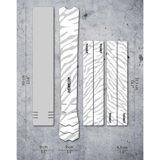 Picture of DYEDBRO Zebra Frame Protection Kit - white matt
