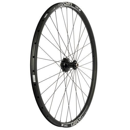 Image of SON 29 S | DT Swiss GR 531 - Front Wheel with Hub Dynamo - Straightpull - CenterLock - 12x100mm - 16:16 radial / tangential