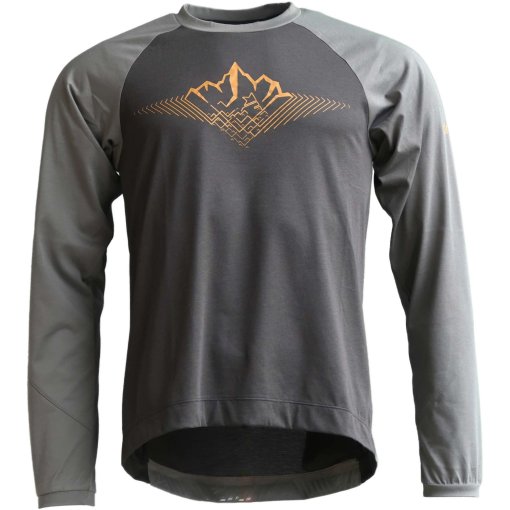 Produktbild von Zimtstern PureFlowz Langarm MTB-Shirt Herren - Pirate Black/Gun Metal