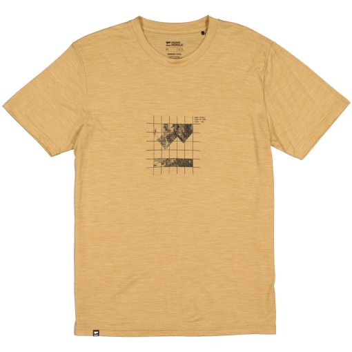 Foto de Mons Royale Camiseta Hombre - Zephyr Merino Tencel™ - smokey cumin