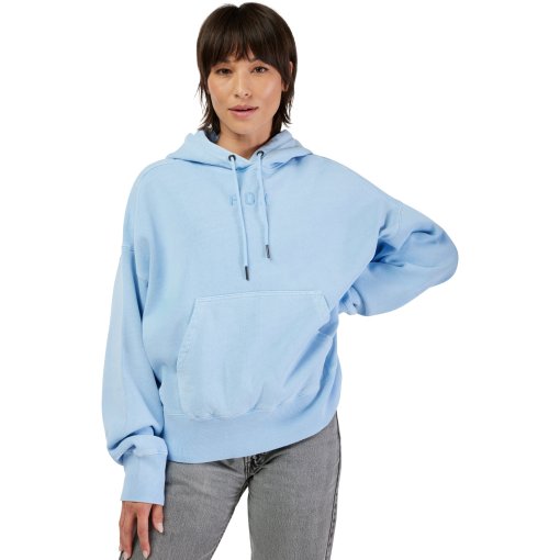 Produktbild von FOX Wordmark Oversized Fleece Hoodie Damen - cashmere blue