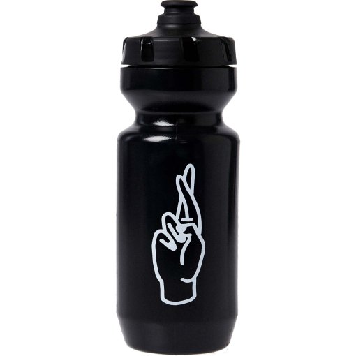 Produktbild von FINGERSCROSSED Bidon Trinkflasche 650ml - Schwarz