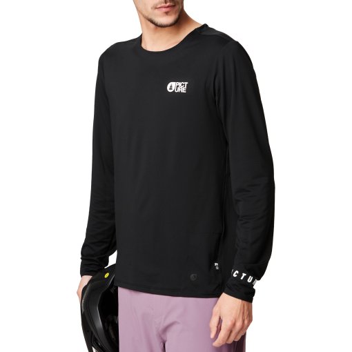 Produktbild von Picture Osborn Langarm-Shirt Tech Herren - Schwarz