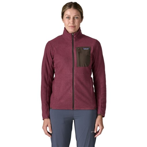 Photo produit de Patagonia R1 Air Veste polaire pour femmes - Berry Fig