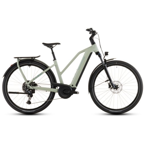 Foto de CUBE Bicicleta Eléctrica Trekking - KATHMANDU HYBRID ONE 800 - Trapeze - 2026 - pea / green
