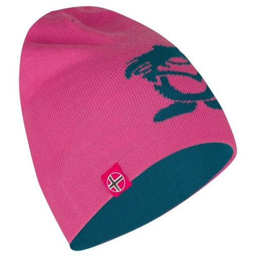 Foto de Trollkids Gorro Niño - Troll Long - Light Magenta/Dark Marine