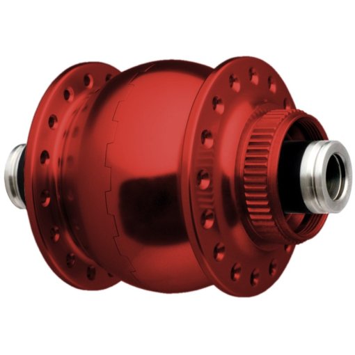 Foto de SON 28 12 Buje con dinamo - Centerlock - 12x100mm - anodizado rojo