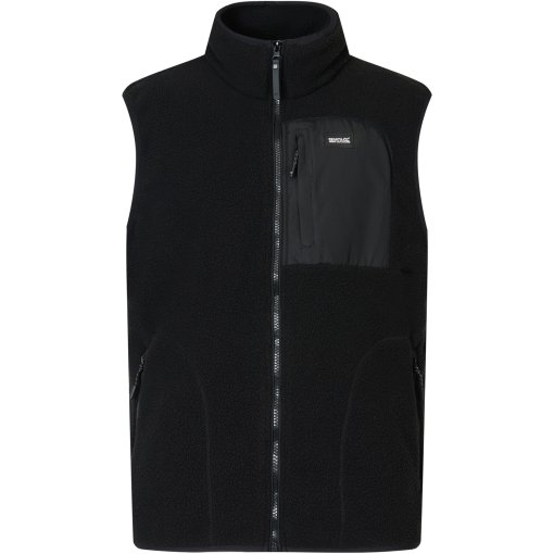 Picture of Regatta Frankie Borg II B/W Vest Men - Black/Black 826