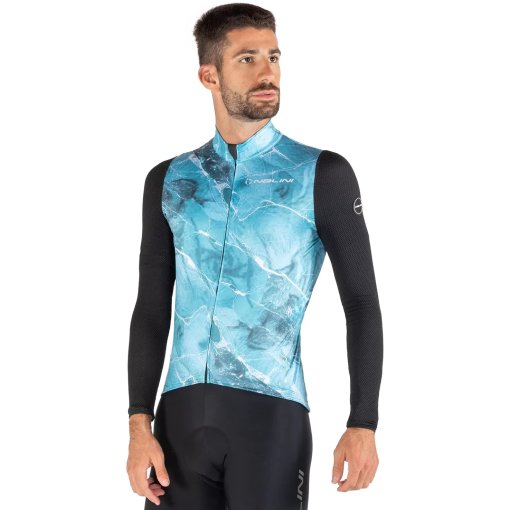 Immagine prodotto da Nalini Maglia Ciclismo Uomo - Warm Mesh - marble/blue 4100