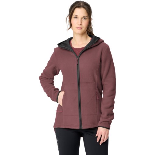 Produktbild von Vaude Neyland Fleece Hoody II Kapuzenjacke Damen - ruby dusk