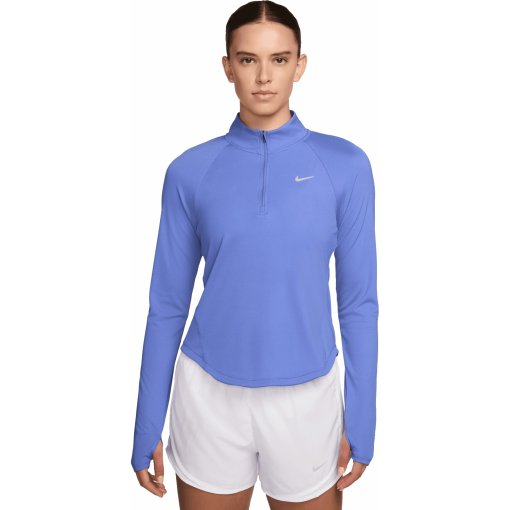 Photo produit de Nike T-Shirt Manches Longues Femme - Tempo Dri-FIT 1/4-Zip - sapphire/reflective silver HV2852-570