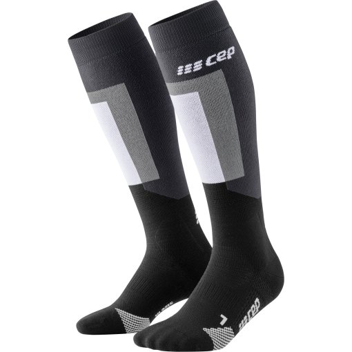 Produktbild von CEP Thermo Skiing Kompressionssocken Damen - schwarz/grau