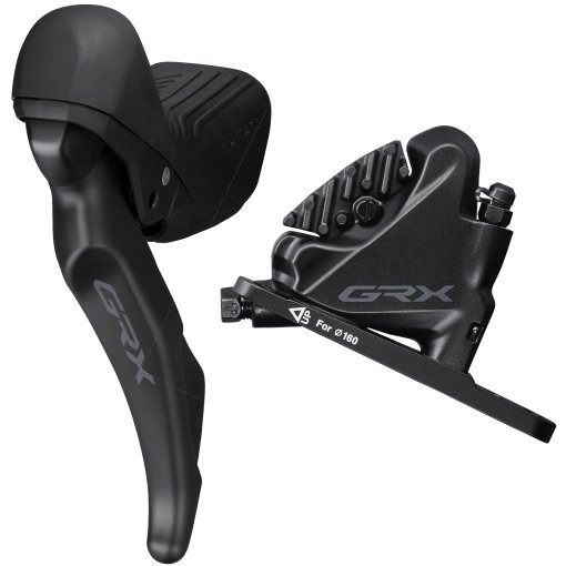 Immagine prodotto da Shimano Freno a Disco - GRX ST-RX610 / BR-RX400 - STI | Flat Mount | J-Kit - 2 Velocità | sinistra (L) | davanti (F)