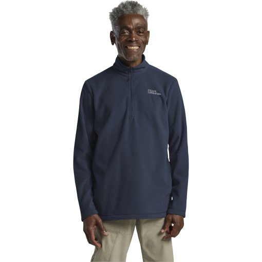 Foto de Jack Wolfskin Jersey Polar Hombre - Taunus Half Zip - midnight sky