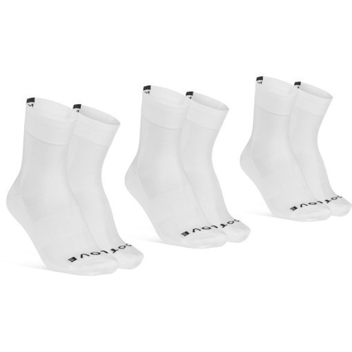Produktbild von GripGrab Lightweight SL Socken - 3er Pack - Weiß