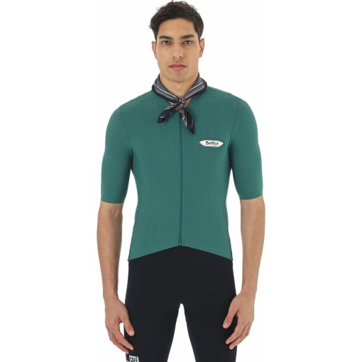 Foto de Café du Cycliste Maillot de Manga Corta Hombre - Emeline - alpine green