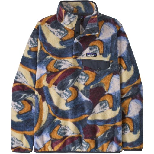 Foto de Patagonia Jersey Polar Mujer - Lightweight Synchilla Snap-T - Smudge: Smolder Blue