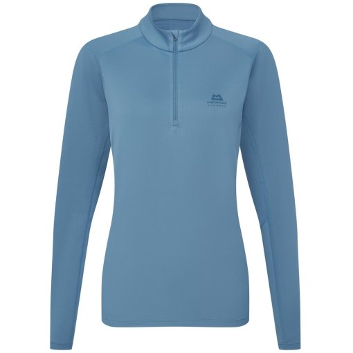 Foto de Mountain Equipment Camiseta de Manga Larga Mujer - Cerrig Zip T ME-007463 - stellar blue