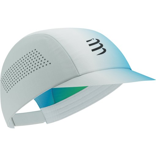 Produktbild von Compressport Pro Racing Cap - star white/blue-green