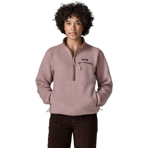 Productfoto van Patagonia Retro Pile Marsupial Fleece trui voor dames - Stingray Mauve